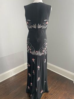 Nicole Miller Black Size 8 Floor Length Mermaid Dress on Queenly