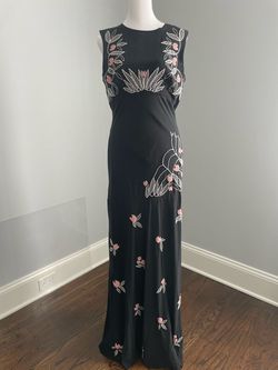 Nicole Miller Black Size 8 Floor Length Mermaid Dress on Queenly