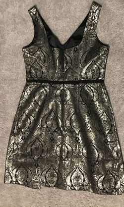 Ivy+ blue Silver Size 4 Sorority Formal Nightclub Cocktail Dress on Queenly
