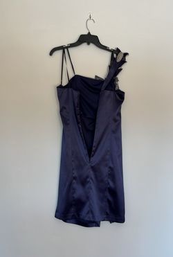 Faviana Blue Size 8 Homecoming 50 Off One Shoulder Cocktail Dress on Queenly