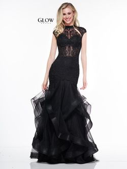 Style G842 Colors Black Size 10 Floor Length Tall Height Mermaid Dress on Queenly