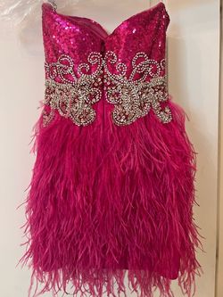 Jasz Couture Pink Size 00 Sequined Summer Euphoria Cocktail Dress on Queenly