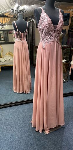 Sublime Collection Pink Size 8 Sorority Formal Military Coral Straight Dress on Queenly