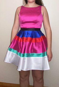 Narianna Multicolor Size 4 Pageant Cocktail Dress on Queenly