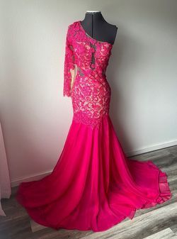 Mac Duggal Hot Pink Size 8 Gala Prom Pageant Floor Length Mermaid Dress on Queenly