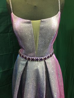 Noxanabel Purple Size 12 Floor Length Straight A-line Dress on Queenly