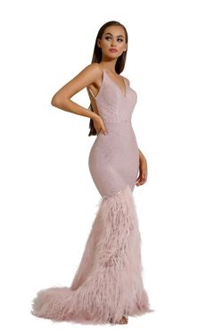 Style PS6826 Portia and Scarlett Pink Size 10 Pageant Ps6826 Mermaid Dress on Queenly