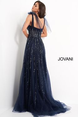 Style 04634 Jovani Blue Size 14 Pageant Plus Size Sweetheart A-line Dress on Queenly