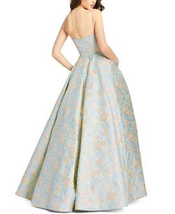 Mac Duggal Multicolor Size 2 Floor Length A-line Dress on Queenly