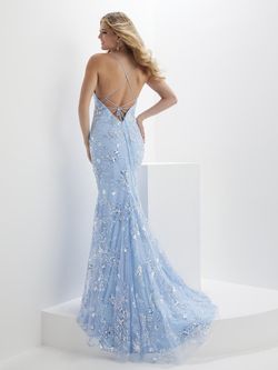 Style 14127 Panoply Blue Size 22 Spaghetti Strap Plus Size Train Sweetheart Tall Height Mermaid Dress on Queenly