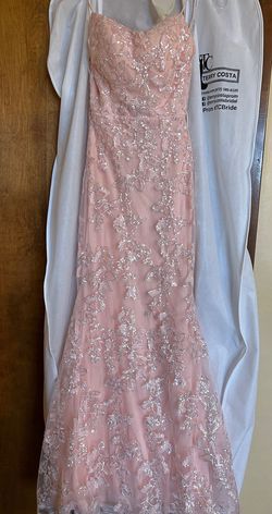 Sherri Hill Pink Size 00 Floor Length Pageant Black Tie Prom Floral Straight Dress on Queenly