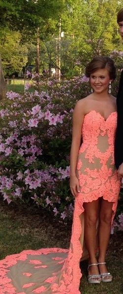 Sherri Hill Pink Size 2 Military 50 Off 70 Off Straight Dress on Queenly