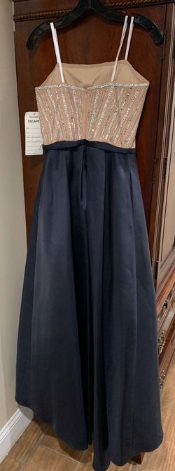 Xscape Blue Size 2 Prom 50 Off Sorority Formal Floor Length A-line Dress on Queenly
