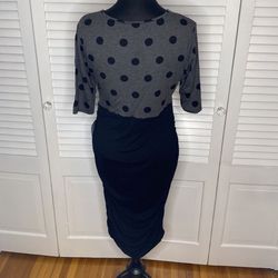 Kimi & Kai Gray Size 12 Mini Plus Size Cocktail Dress on Queenly