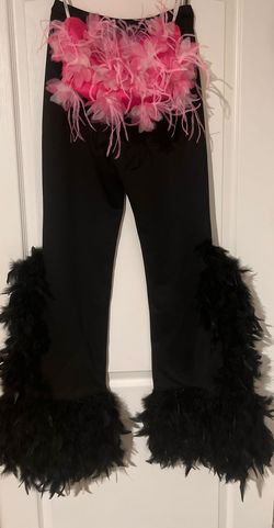 Marc Defang Pink Size 4 Black Tie Sunday Jersey Jumpsuit Dress on Queenly