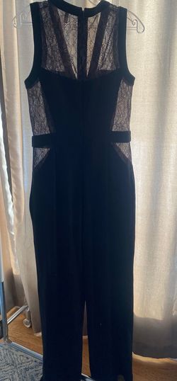 White House Black Market Black Size 6 Prom Gala Jumpsuit Dress on Queenly
