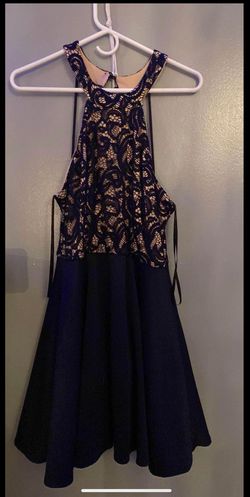 Blue Size 14 A-line Dress on Queenly