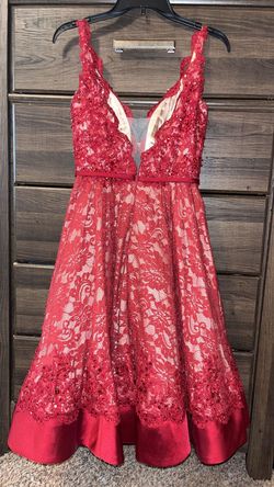 Mac Duggal Red Size 2 Midi Cocktail Dress on Queenly