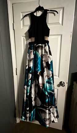 Blondie Nites Multicolor Size 0 Floor Length A-line Dress on Queenly