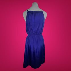 Maude Blue Size 12 Midi Homecoming Cocktail Dress on Queenly