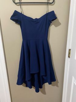 Windsor Blue Size 0 Nightclub Homecoming Prom A-line Dress on Queenly