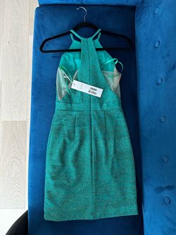 Jovani Green Size 0 Midi Homecoming Cocktail Dress on Queenly