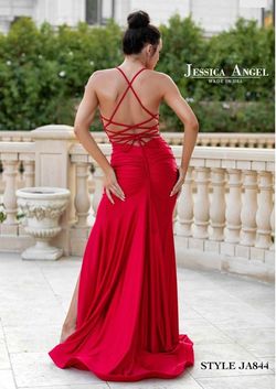 Jessica Angel Red Size 8 50 Off Free Shipping Side slit Dress on Queenly