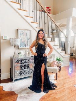 Jovani Black Size 4 Floor Length Prom Mermaid Dress on Queenly