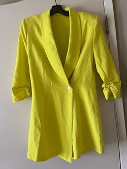 Yellow Size 12 Jumpsuit Dress on Queenly