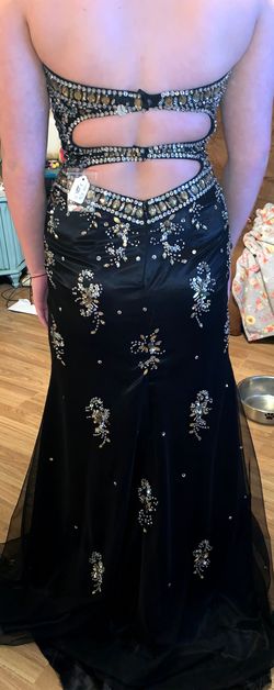 Sherri Hill Black Size 6 Prom Military Mermaid Dress on Queenly