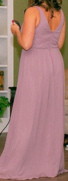 Birdy grey Pink Size 8 Bridesmaid Military Straight Dress on Queenly