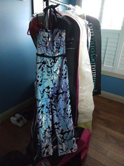 Jovani Multicolor Size 2 50 Off Sequin Jumpsuit Dress on Queenly