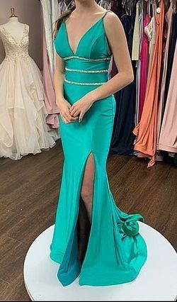 Jessica Angel Green Size 4 Euphoria Side slit Dress on Queenly