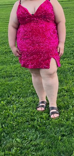 Pink Size 28 Side slit Dress on Queenly