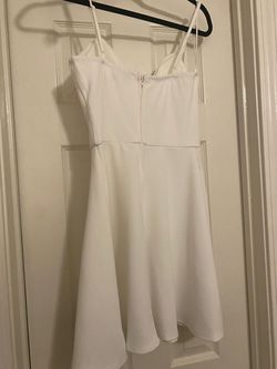 Jun & Ivy White Size 0 Bachelorette Cocktail Dress on Queenly