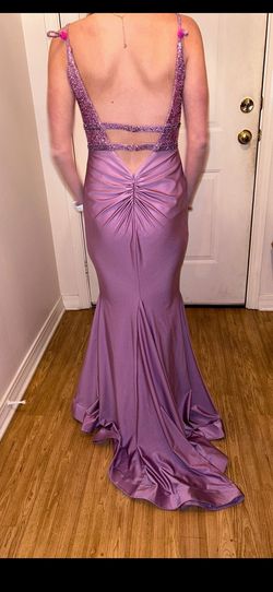 Ellie Wilde Purple Size 0 50 Off Prom Pageant Train Dress on Queenly