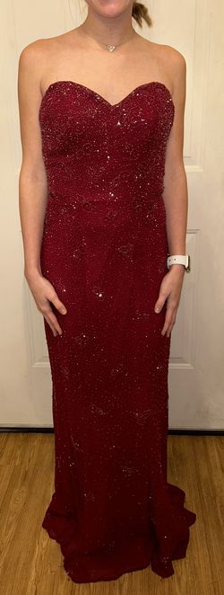 Tiffany Designs Red Size 4 50 Off Prom Pageant Straight Dress on Queenly