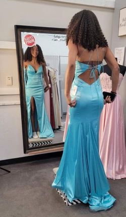 Colette Blue Size 00 Military 50 Off Prom Pageant Mermaid Dress on Queenly