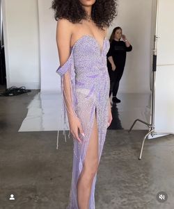 Jovani Light Purple Size 0 Euphoria Floor Length Straight Dress on Queenly