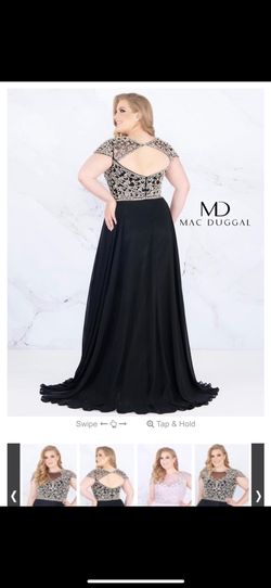 Mac Duggal Black Size 28 Floor Length 50 Off Train Dress on Queenly