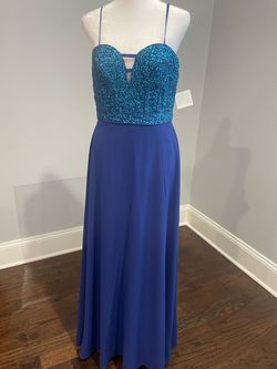 Aidan Mattox Purple Size 6 Prom Mermaid Dress on Queenly