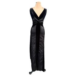 JS Collections Black Size 4 Floor Length 50 Off Jersey Train Dress on Queenly