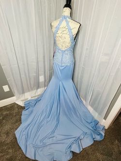 Mori Lee Blue Size 6 50 Off Pageant Straight Dress on Queenly