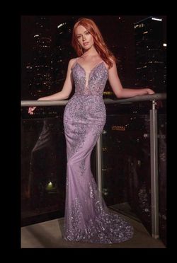 Cinderella Divine Purple Size 6 Prom Military Mermaid Dress on Queenly