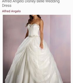 Alfred Angelo White Size 18 50 Off Cotillion Strapless Ball gown on Queenly