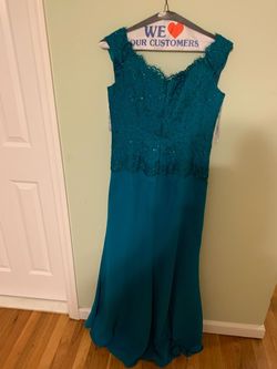 Montage Blue Size 14 Wedding Guest 70 Off Floor Length A-line Dress on Queenly
