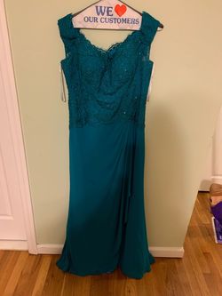 Montage Blue Size 14 Wedding Guest 70 Off Floor Length A-line Dress on Queenly