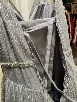 Mary's Silver Size 12 Ball gown on Queenly