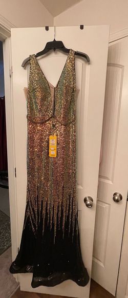 Multicolor Size 12 Mermaid Dress on Queenly