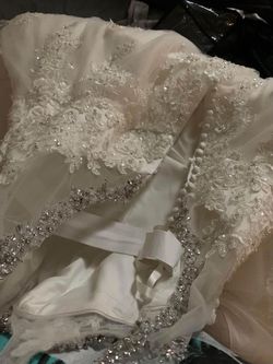 Morilee White Size 18 Free Shipping 70 Off Wedding Floor Length Ball gown on Queenly